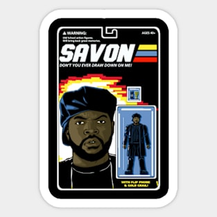 Trespass Savon-Action Figure Sticker